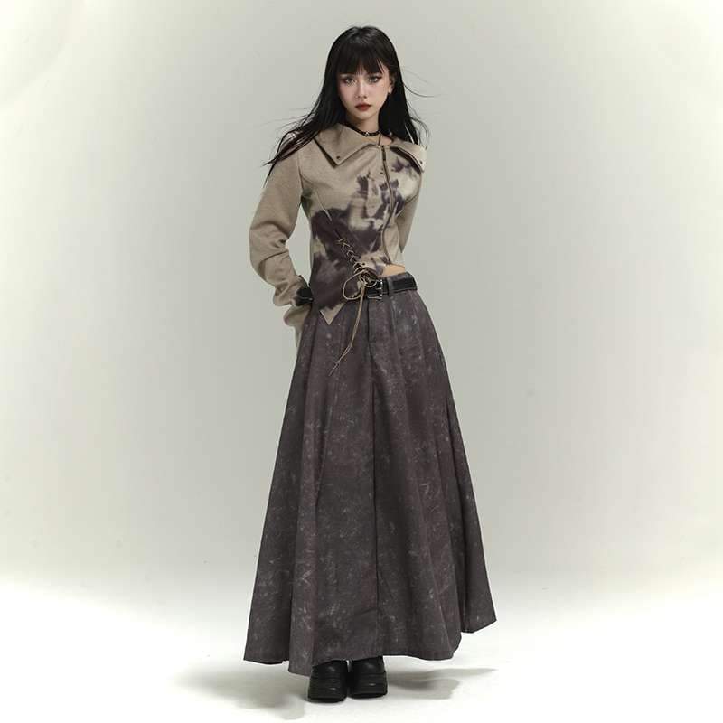 パンクファッション パンク風マキシスカート