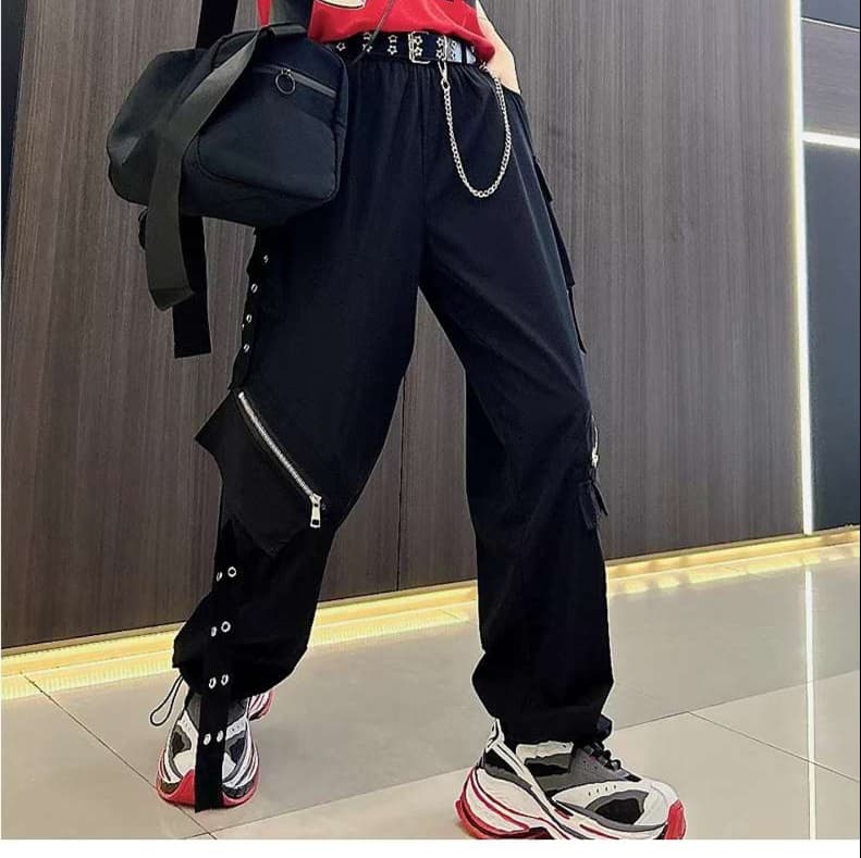 パンクファッション パンクストリート風カーゴパンツ