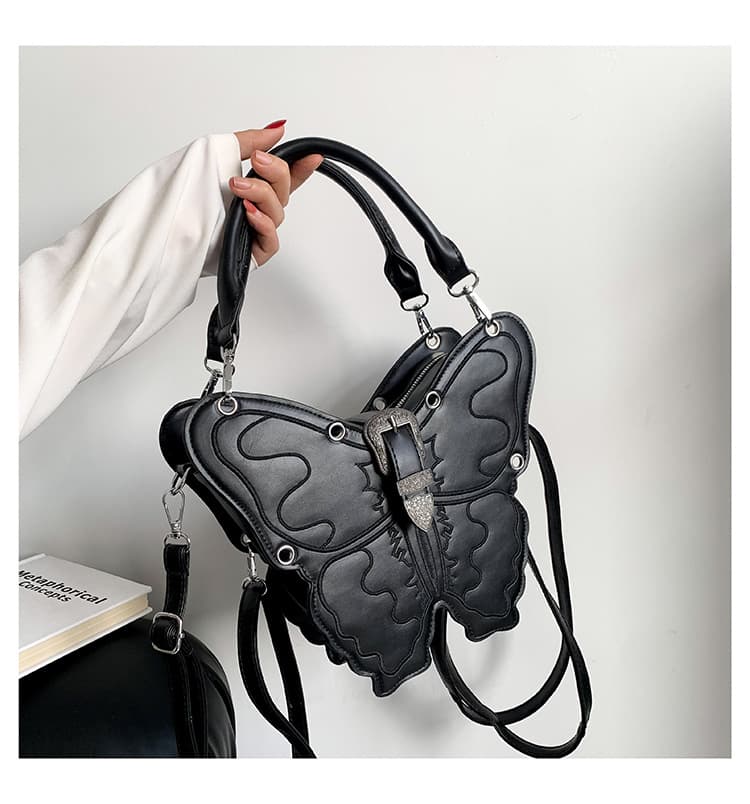 パンクファッション  蝶々型パンクロックバックパック