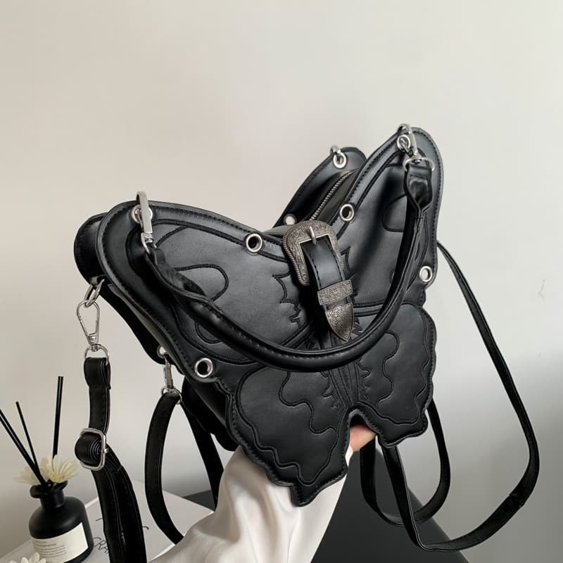 パンクファッション  蝶々型パンクロックバックパック