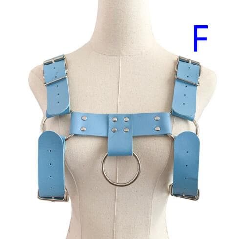 パンクファッション パンクスタイル本革ハーネスベルト