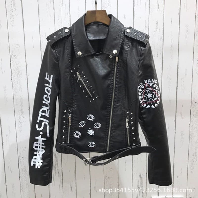 パンクファッション アナーキーライダース革ジャン