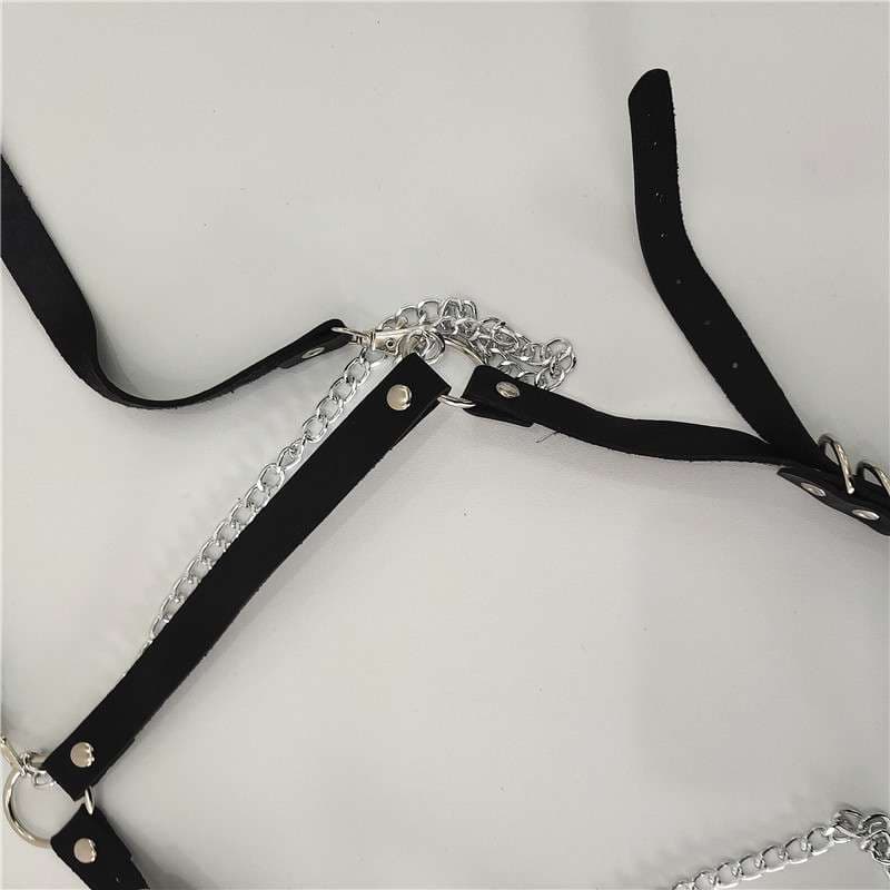 パンクファッション パンク風ハーネスガーターベルト