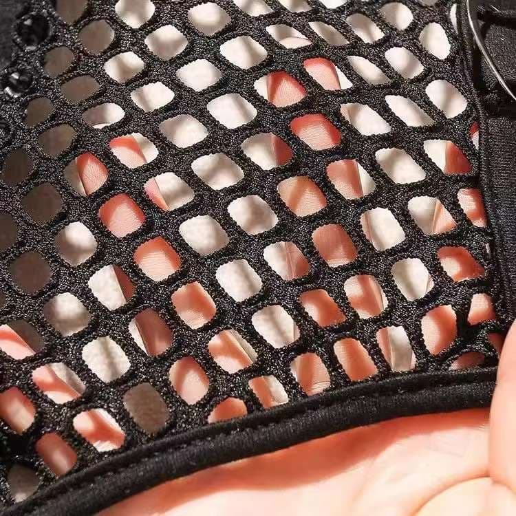 パンクファッション  メッシュデザイン ゴシックロックタンクトップ