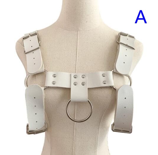 パンクファッション パンクスタイル本革ハーネスベルト