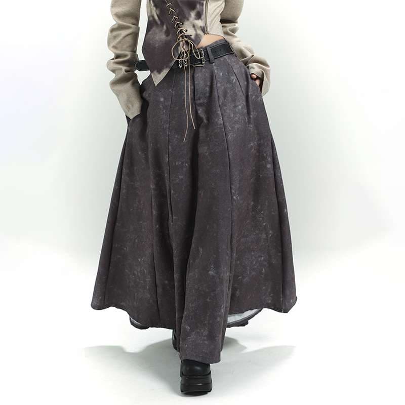 パンクファッション パンク風マキシスカート