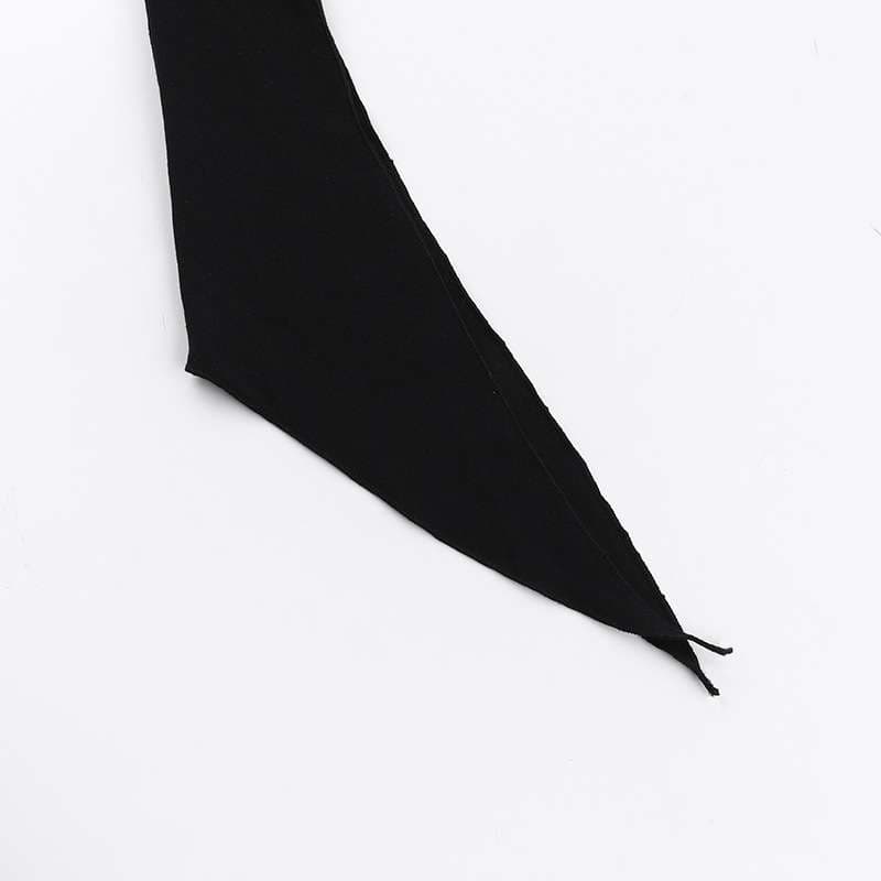 パンクファッション  パンクスタイル ストラップ装飾タンクトップ