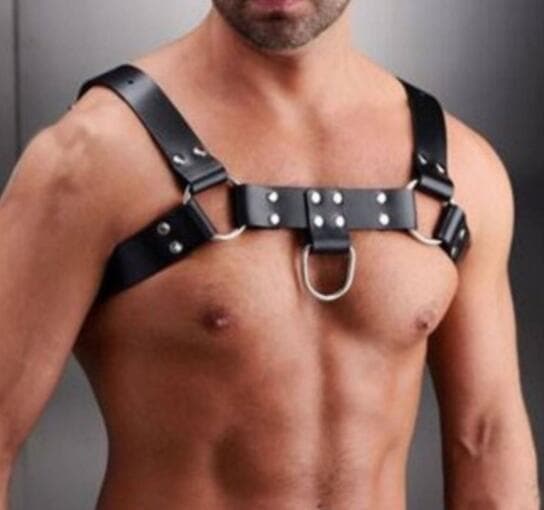 パンクファッション パンクスタイル本革ハーネスベルト