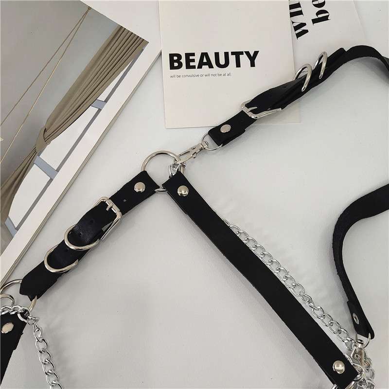 パンクファッション パンク風ハーネスガーターベルト