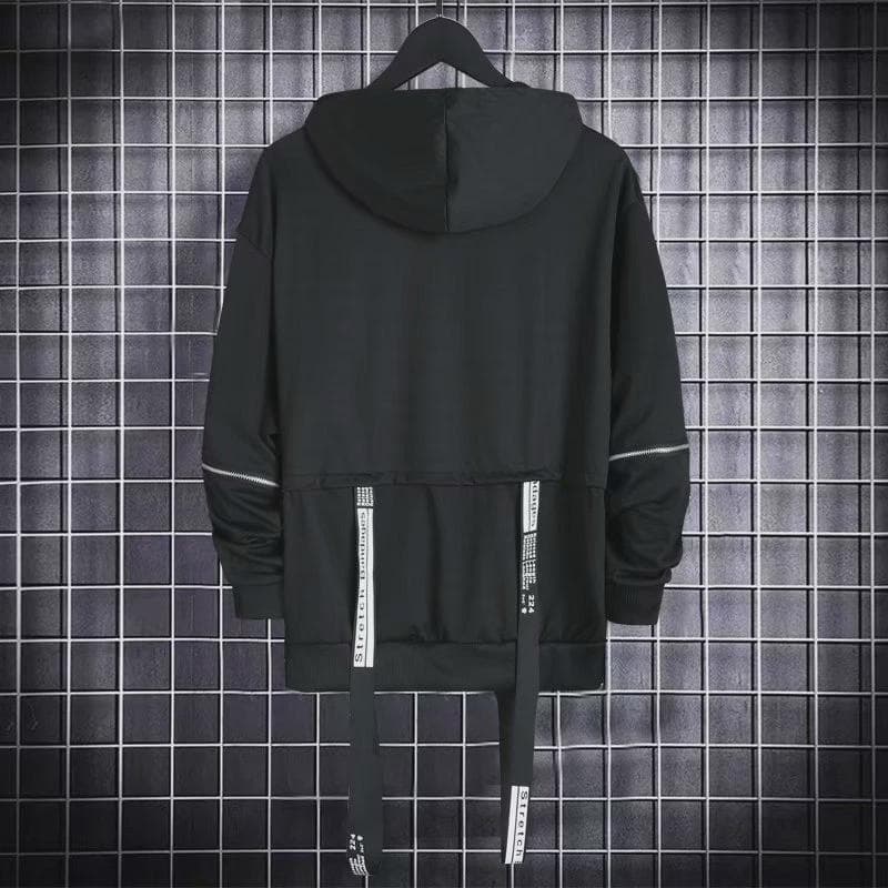 パンクファッション ストリートモード ジップカーゴパンツセット