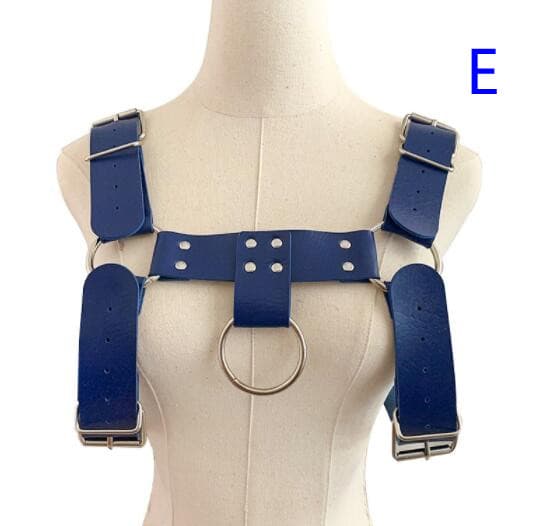 パンクファッション パンクスタイル本革ハーネスベルト