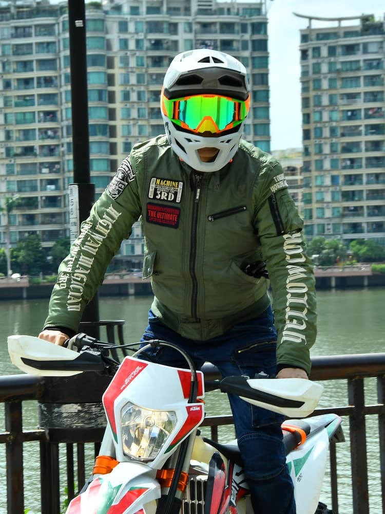 パンクファッション パンクスタイル ミリタリーライダースジャケット