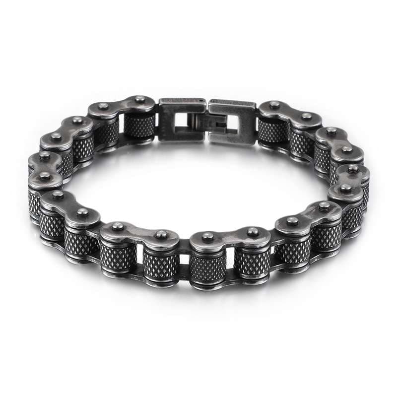 パンクファッション バイカーチェーン風パンク系ブレスレット