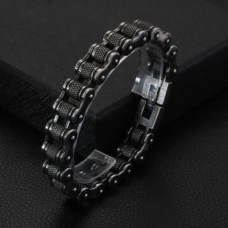 パンクファッション バイカーチェーン風パンク系ブレスレット