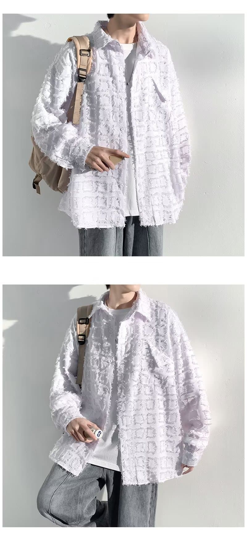 パンクファッション ラフメイドシャツジャケット